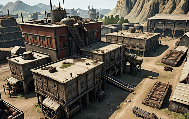 A thriving, fortified city in a post-apocalyptic zombie world. Show walls, resource production facilities (farms, lumber mills, mines), military structures (barracks), and a central command center. Soldiers patrol the walls, and automated turrets are visible. Consider a mix of modern and makeshift construction styles.