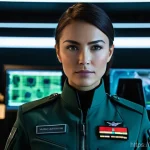 에이지오브제트 서버 전쟁 참여 가이드 - **Strategic Command Center: The Commander's Eye**
    A determined female commander, approximately 2...