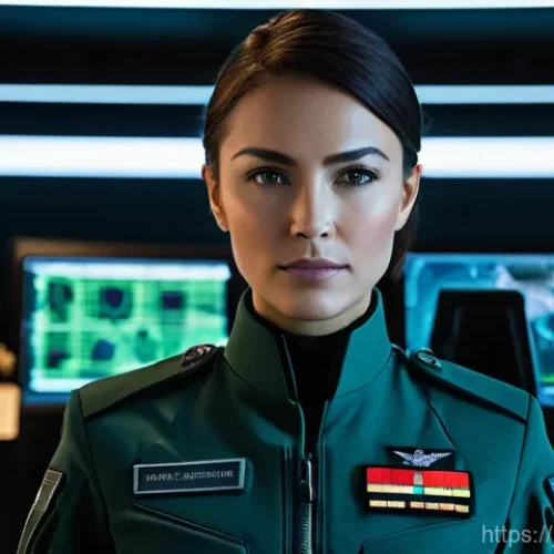 에이지오브제트 서버 전쟁 참여 가이드 - **Strategic Command Center: The Commander's Eye**
    A determined female commander, approximately 2...